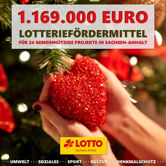 Lotto-Aufsichtsrat vergibt 1,169 Mio. Euro für 24 Förderprojekte