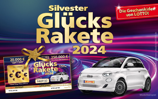 Silvester-Glücksrakete 2024